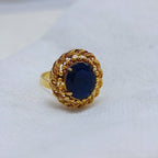 Blue sapphire stone ring